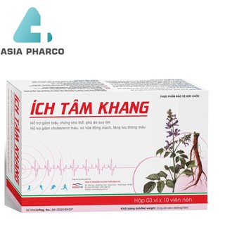 ÍCH TÂM KHANG - Giúp tăng cường sức khỏe tim mạch.