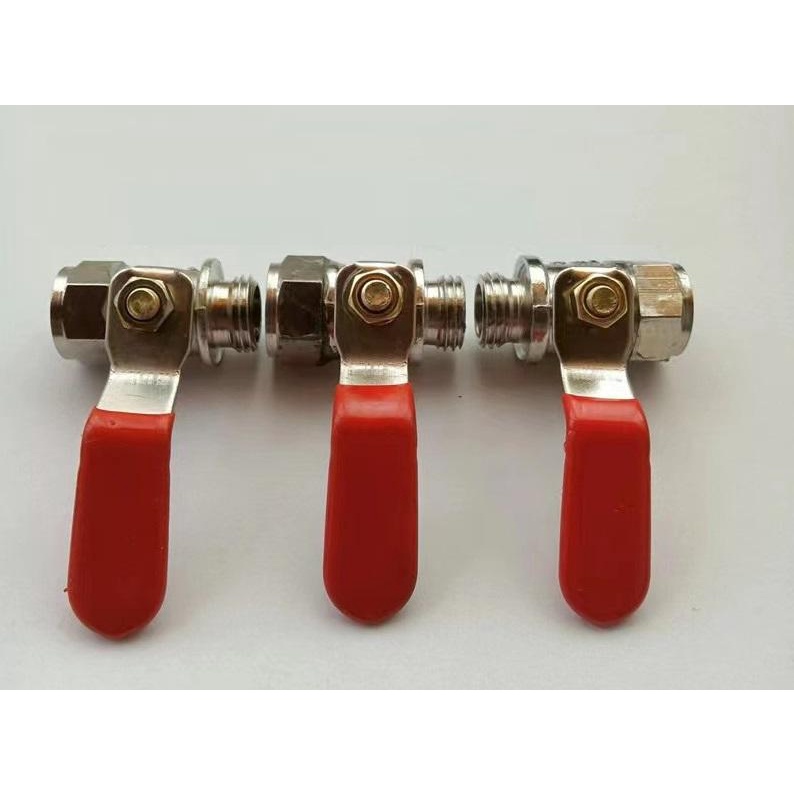 Van khóa bi INOX 304 | Khóa van bi  INOX 304 | 13.8 mm loại tốt chuyên bình xịt điện, rửa xe cao áp