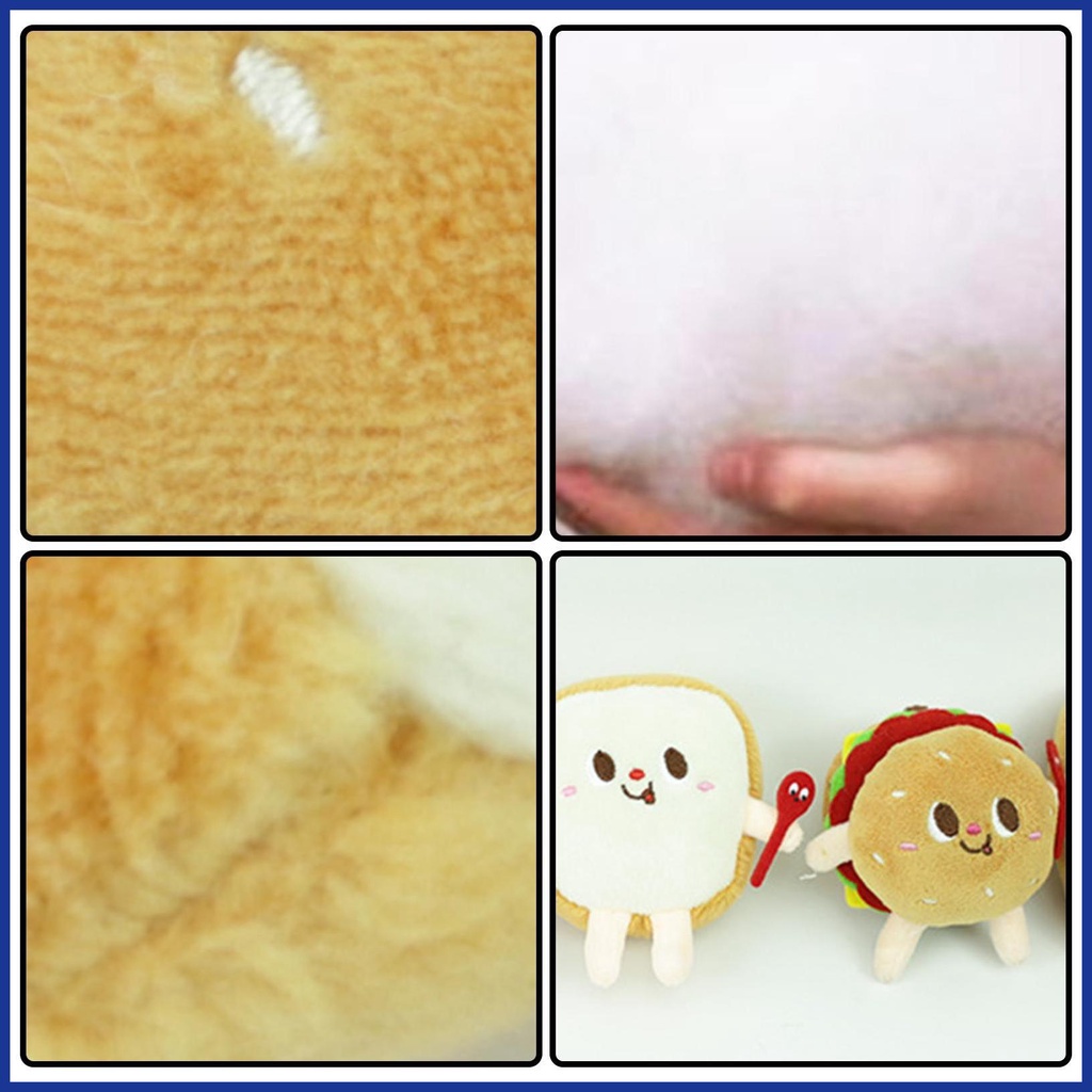 Móc Khóa Hình Thức Ăn Nhồi Bông Dễ Thương