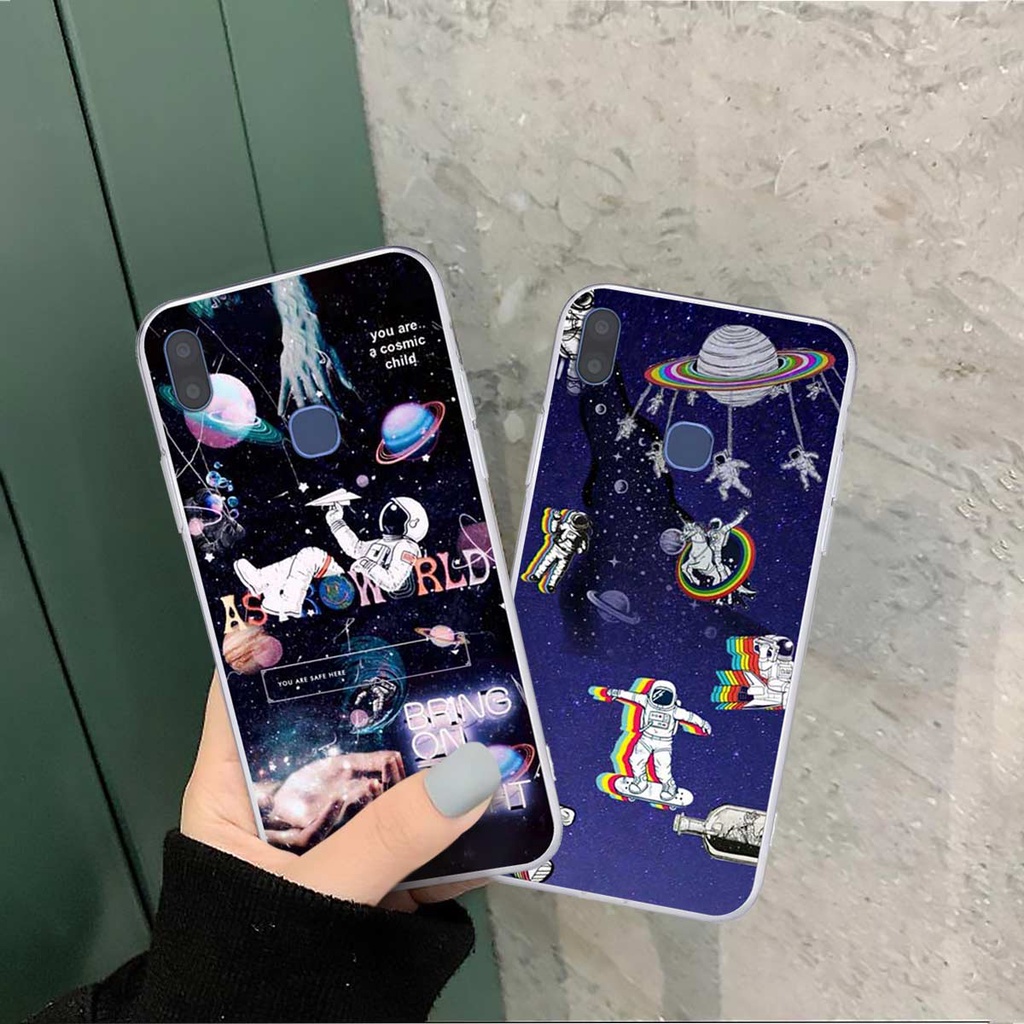 Ốp lưng Vsmart Joy 1 / Joy 1 Plus / Joy1+ hình phi hành gia phê pha, lang thang trên mây, ốp rẻ bền đẹp