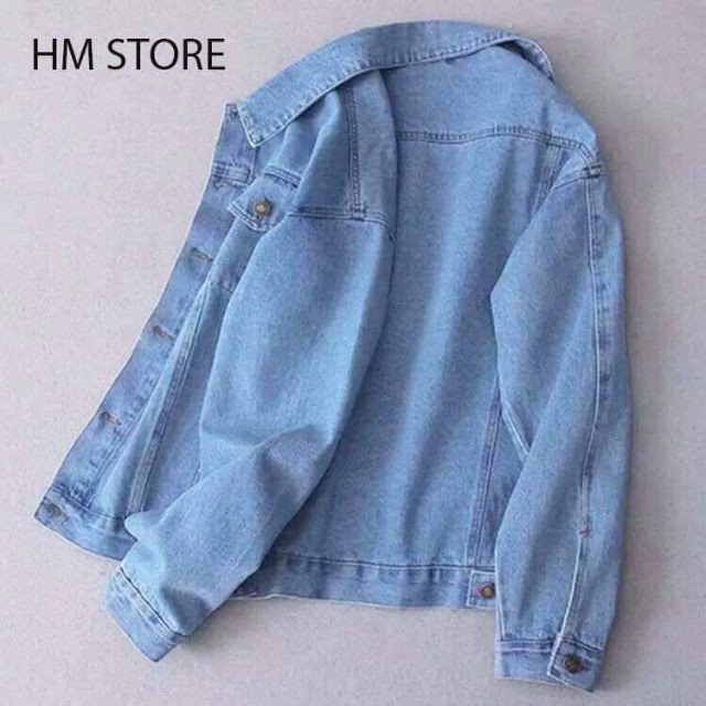 Áo Khoác Jean Nam ALLEN STORE ,Có Mũ Nón, Phối Sau Lưng, Vải Cotton, Không Co Giãn, Phom Đứng, AL06