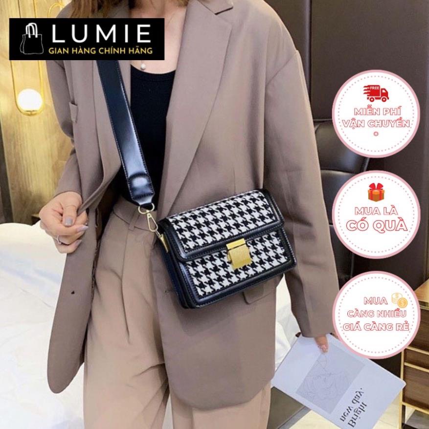 Túi xách nữ đeo chéo, đeo vai, túi đi chơi, đi học, dự tiệc, da cao cấp, phong cách hàn quốc size 18cm LB035
