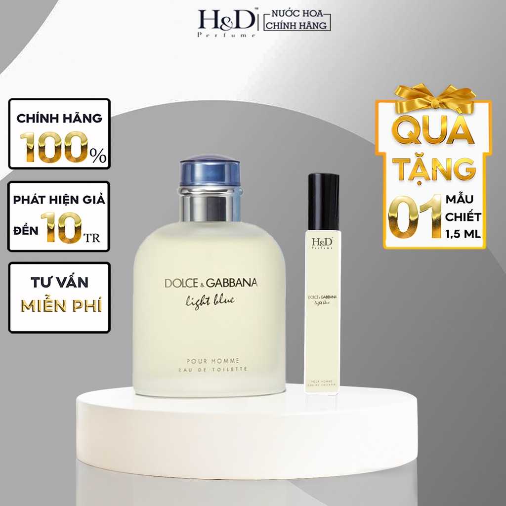 Nước hoa nam D&G Light Blue Pour Homme EDT
