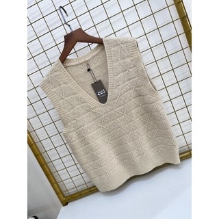 [Hàng có sẵn] Áo gile len thừng 1003