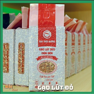 Gạo lứt đỏ dẻo Điện Biên Eatclean-thực dưỡng-chay thực dưỡng