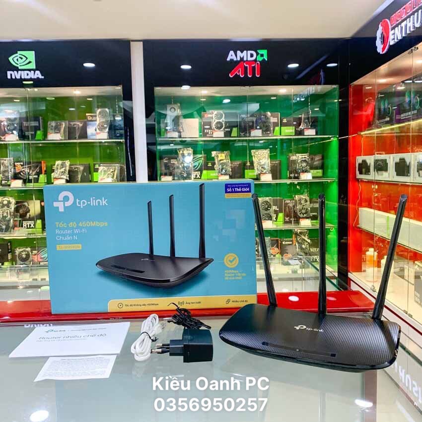 BỘ PHÁT WIFI TP-Link 940N TL-WR940N Wireless N 450Mbps - Mới Bảo hành 24 Tháng
