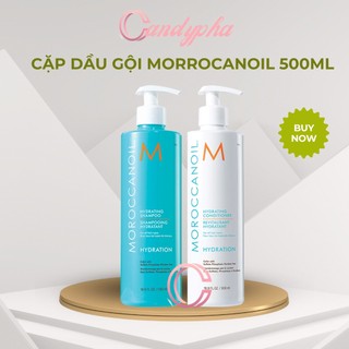 Dầu Gội Dầu Xả Moroccanoil Dưỡng Ẩm Phục Hồi Tóc Siêu Mượt HYDRATION 500ml*2