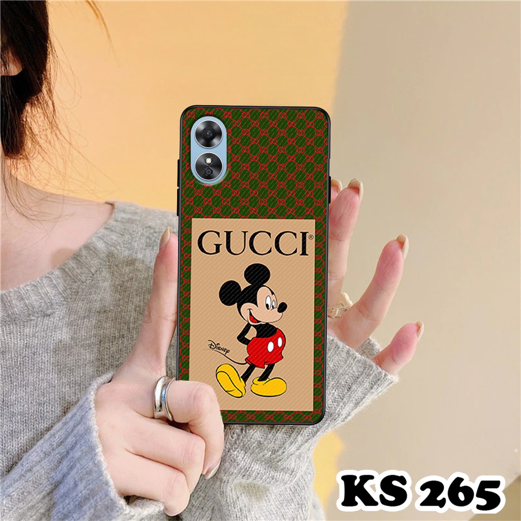 Ốp lưng Oppo A17 - A17k in hình ＧＵＣＣＩcực sang trọng - Chất liệu TPU cao cấp