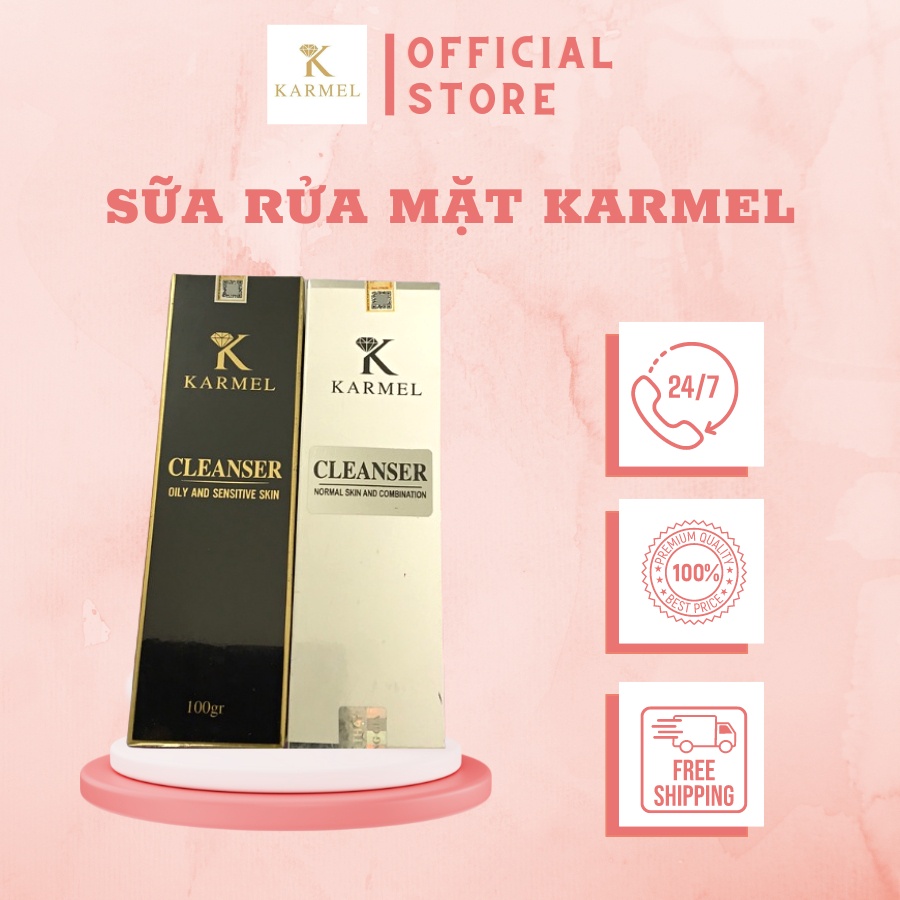 Sữa Rửa Mặt Karmel Chính Hãng Không Bọt Cân Bằng Độ PH Cho Da