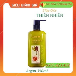 Dầu gội argan Hachi 350ml được chiết xuất từ quả argan giúp phục hồi mái tóc khô và hư tổn