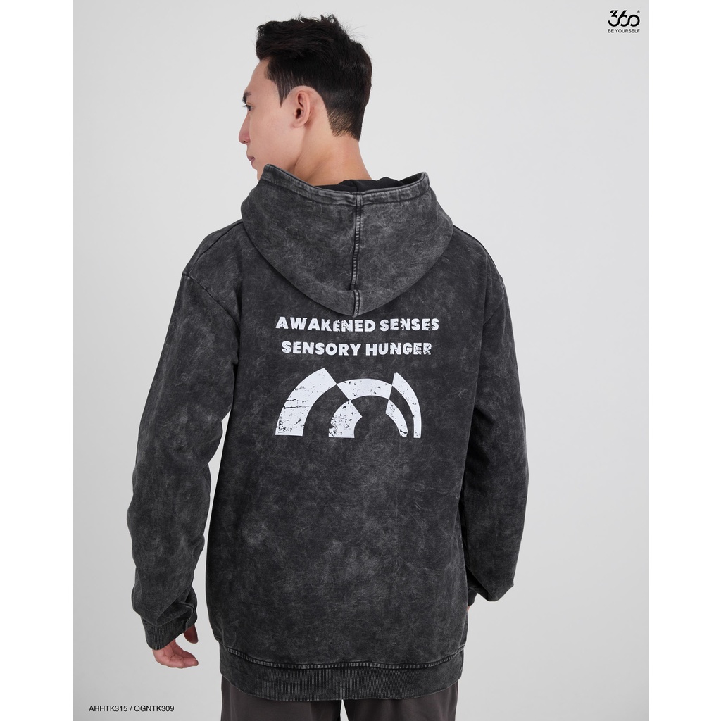 Áo hoodie nam họa tiết loang thương hiệu 360 Boutique form rộng kiểu dáng trẻ trung - AHHTK315