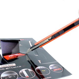 [Xả kho] Dao rọc giấy cỡ nhỏ | 01 lưỡi 30 độ, KT 0.4*9*80mm | Stacom E130A