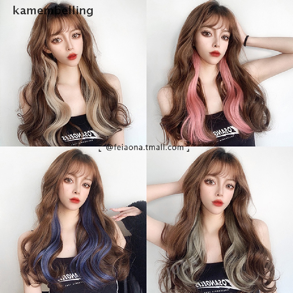 Tóc Giả Tai Thỏ Dài Màu Sắc Gradient Có Kẹp