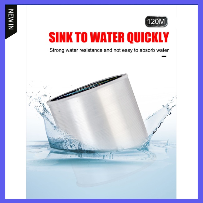 1 Cuộn Dây Cước Câu Cá 120M 5LB-34LB