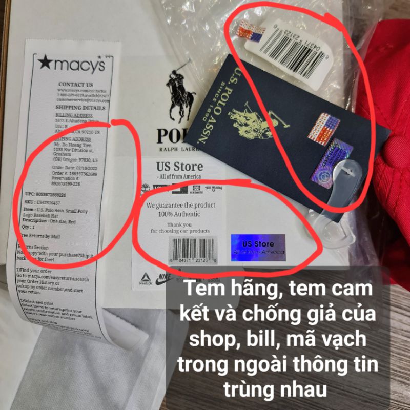 Nón kết U.S Polo nam nữ chính hãng Mỹ