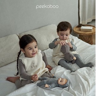 Túi ngủ Peekaboo Hàn Quốc cho bé - Hoạ tiết thêu hình Thỏ - Made in Korea