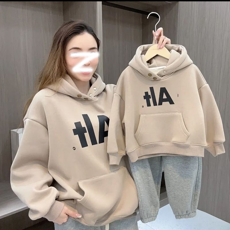 Áo Hoodie Phong Cách Hàn Quốc Thời Trang Thu Đông Cho Mẹ Và Bé