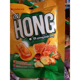 Kẹo họng vị gừng mật ong