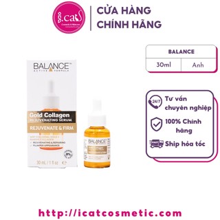 Serum Dưỡng Căng Bóng Da, Ngừa Lão Hóa Balance Gold Collagen Rejuvenating Serum 30ml