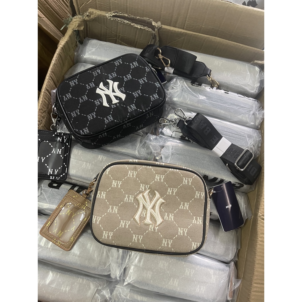 Túi MLB Monogram Jacquard Mini Crossbody - Túi đeo chéo MLB Xuất Dư