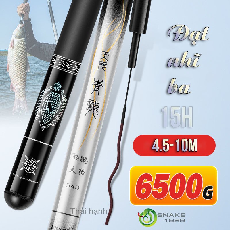 Đạt Nhĩ Ba 15H tải tĩnh 6.5kg chính hãng Biquan - kèm ngọn phụ , bảo hành 1 lóng trừ gốc