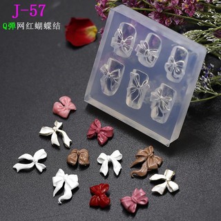 Khuôn silicon nặn charm nail, khuôn làm nail