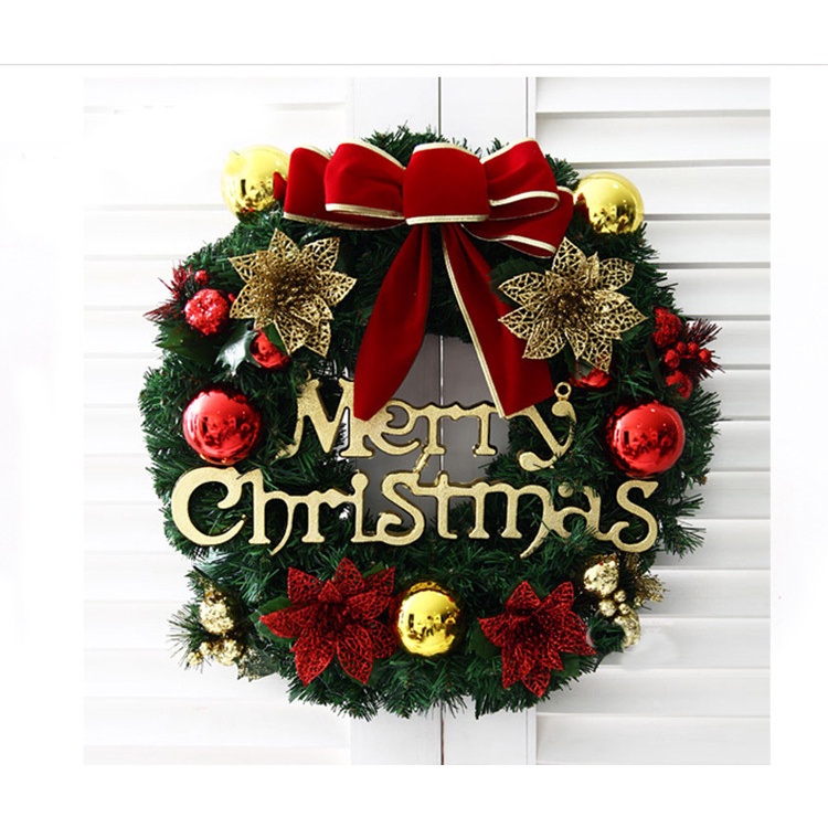 Vòng nguyệt quế trang trí nhà cửa lung linh, ấm áp mùa Giáng sinh – Vòng nguyệt quế treo cửa trang trí Noel