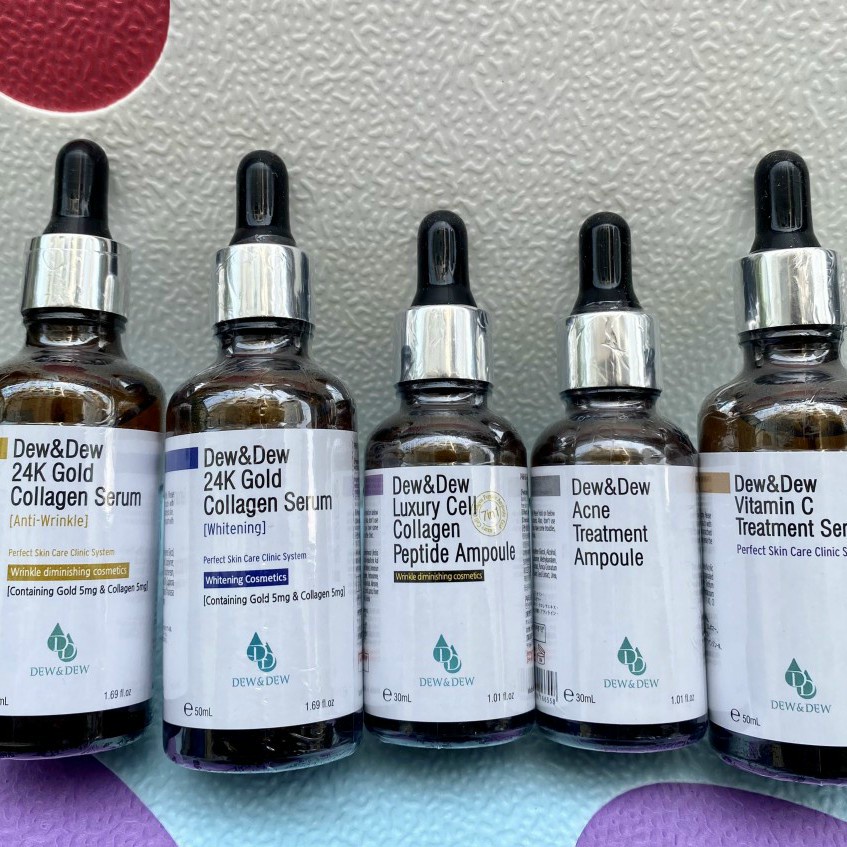 Tinh Chất Làm Giảm Nám Dew&Dew Luxury Cell Collagen Peptide Ampoule 30ml