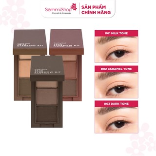 Phấn kẻ chân mày Cathy Doll Trio Eyebrow Kit 3g