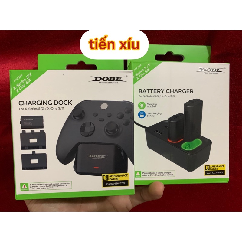 3 mẫu pin sạc tay xbox one/ XBOXONE S/ XboxOne X / pin sạc tay cầm Xbox One Serial dobe TYX-0665 TYX-0607