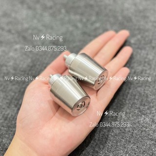 Gù tay lái inox 304 kiểu SH V6 chống rung trụ dài siêu bóng