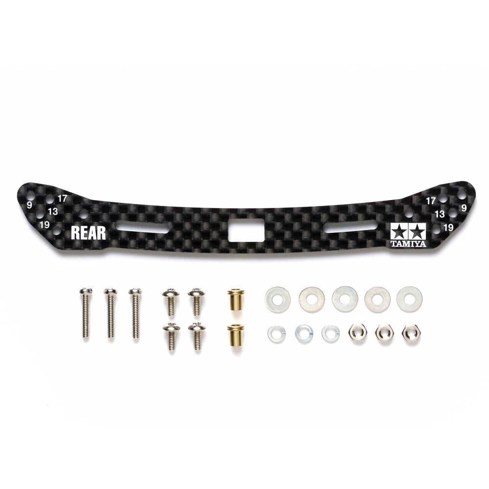 95285 Phụ kiện mô hình xe đua lắp ráp Mini 4WD HG CARBON STAY for WIDE REAR SLIDING DAMPER (2mm)