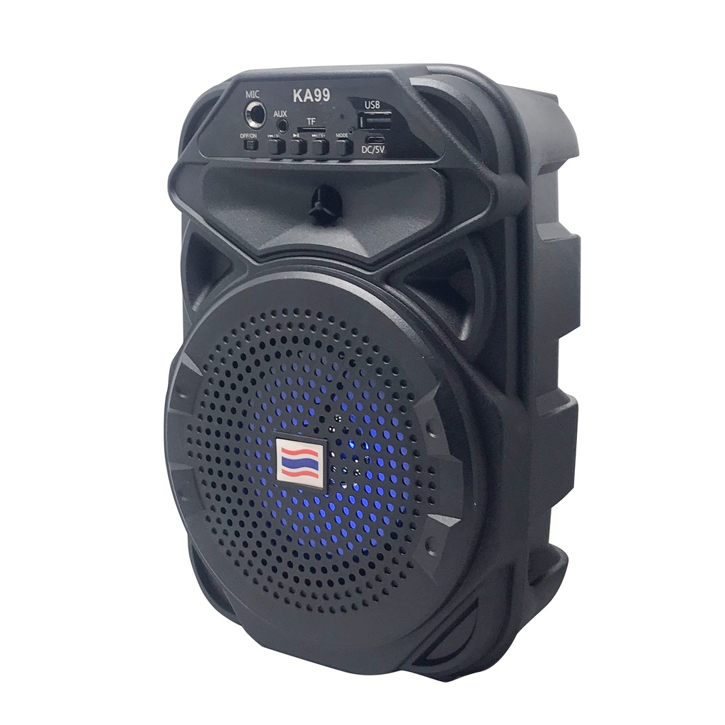 Loa Bluetooth Karaoke TWS KA99 Công Suất Lớn Kèm Mic, Bass Mạnh Kết Nối Thẻ Nhớ USB AUX Nghe Đài FM Pin lâu