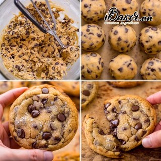 [200g, 500g] Socola (Chocolate) chip đen hãng Puratos