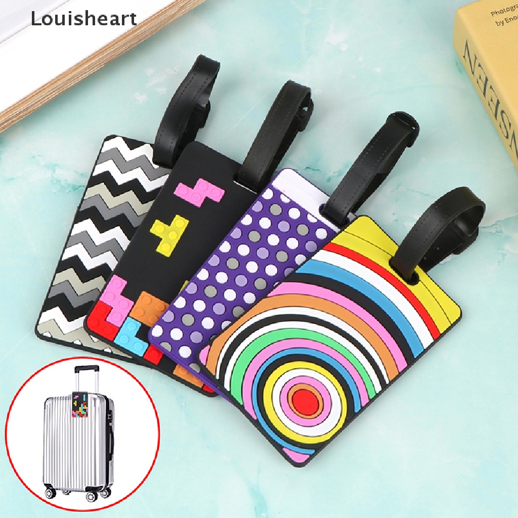 Thẻ Hành Lý Họa Tiết Hình Học Thương Hiệu Louisheart TFG