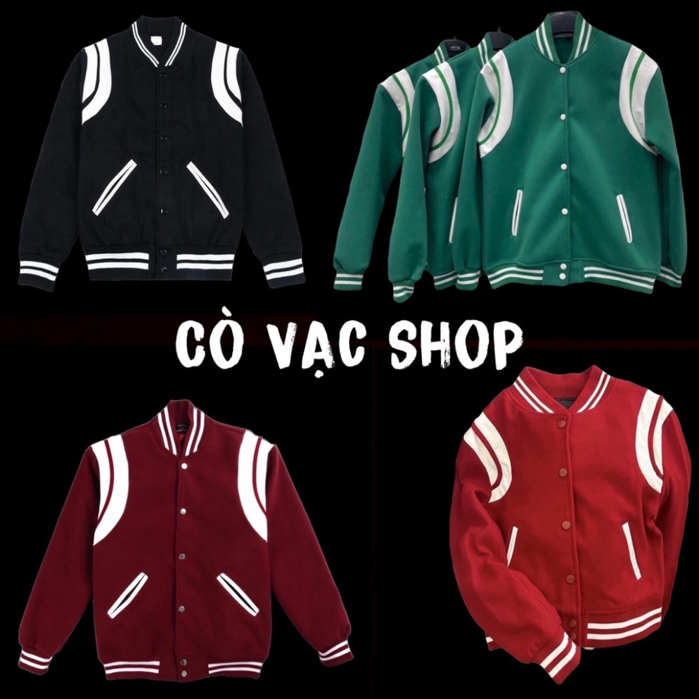 Áo Khoác Bomber Teddy Nam Phối Viền Da Chất Liệu Dạ Thời Trang Nam hot