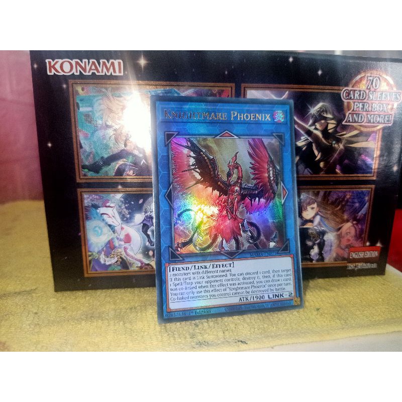 thẻ bài: Knightmare Phoenix - MAMA-EN071 - Ultra Rare 1st Edition