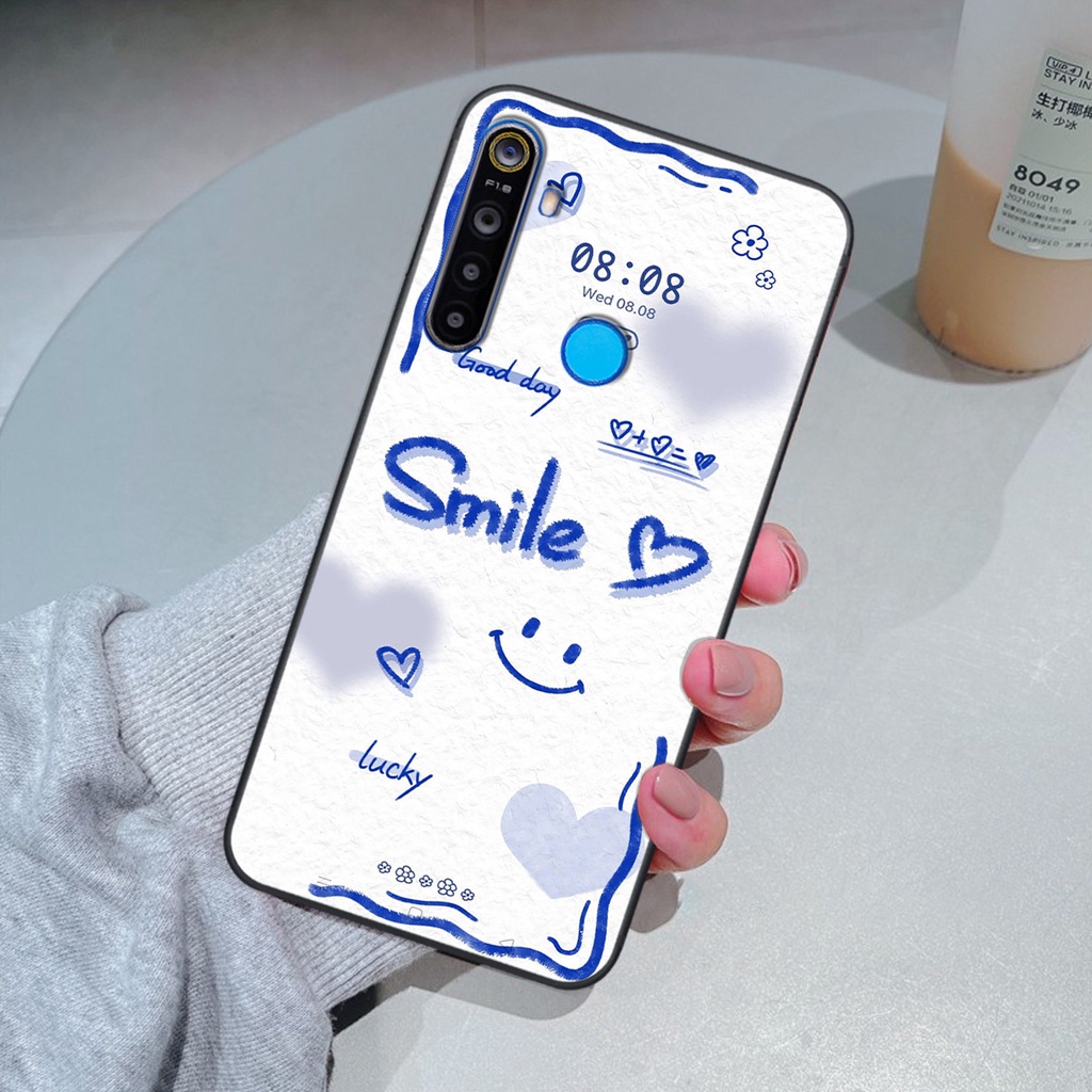 Ốp Realme 5 / 5 Pro / C3 in hình gấu vịt caro nhiều màu sắc ngộ nghĩnh dễ thương