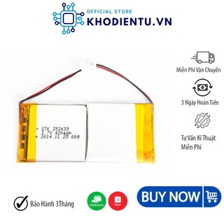 Pin 3.7v 420mah 353439 39x34x3.5mm dành cho các trang bị cầm tay