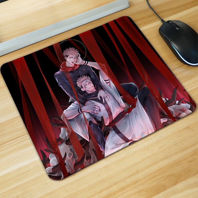 Tấm Lót Chuột Máy Tính Chống Trượt Chống Thấm Nước In Hình Anime Jujutsu Kaisen