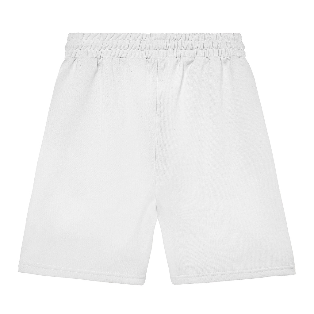 Quần Short Teelab Local Brand Unisex Special Collection Premium / Trắng PS028