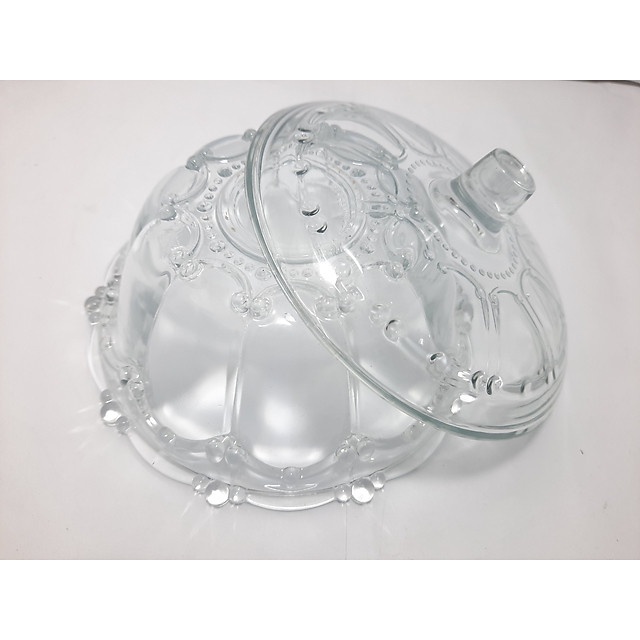 Thố thuỷ tinh nữ hoàng có nắp đậy HR-113