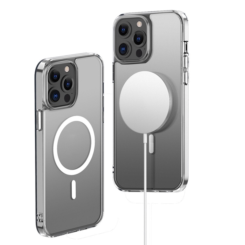 Ốp lưng iphone trong suốt hỗ trợ sạc không dây 6/6plus/6s/6splus/7/7plus/8/8plus/x/xr/xs/11/12/13/14/pro/max/plus/promax