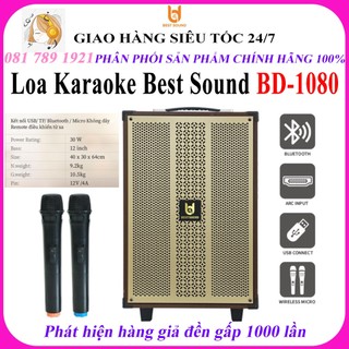 Loa kéo best sound bd-1080, bass 10 inch, 30w