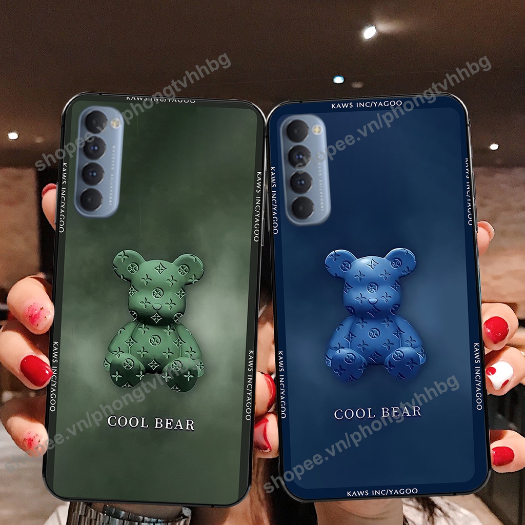 Ốp lưng Oppo Reno3 / Reno3 Pro / Reno 3 BEARBRICK, KAWS nhiều mẫu chất cute mới nhất hot