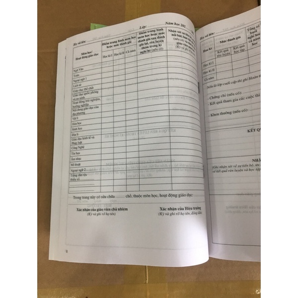 Học Bạ THPT Mới