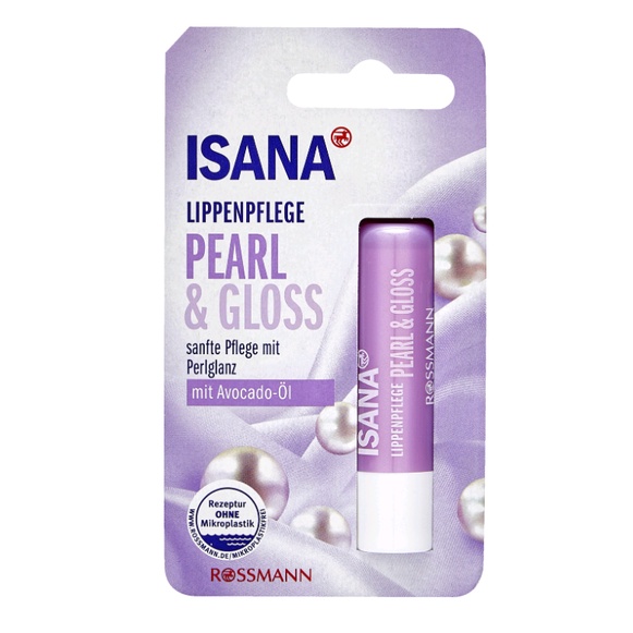 Son Dưỡng môi Isana LIPPENPFLEGE Pearl & GLOSS, hàng nội địa Đức