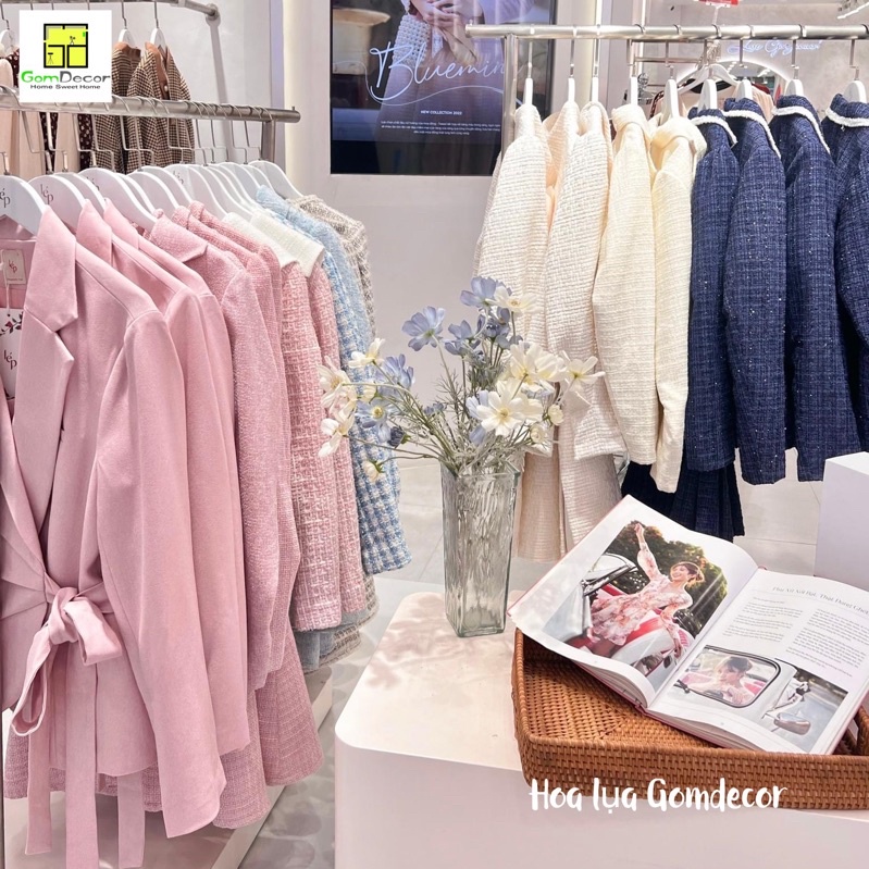 Hoa cánh bướm giả hoa sao nhái giả hoa lụa đẹp siêu cao cấp