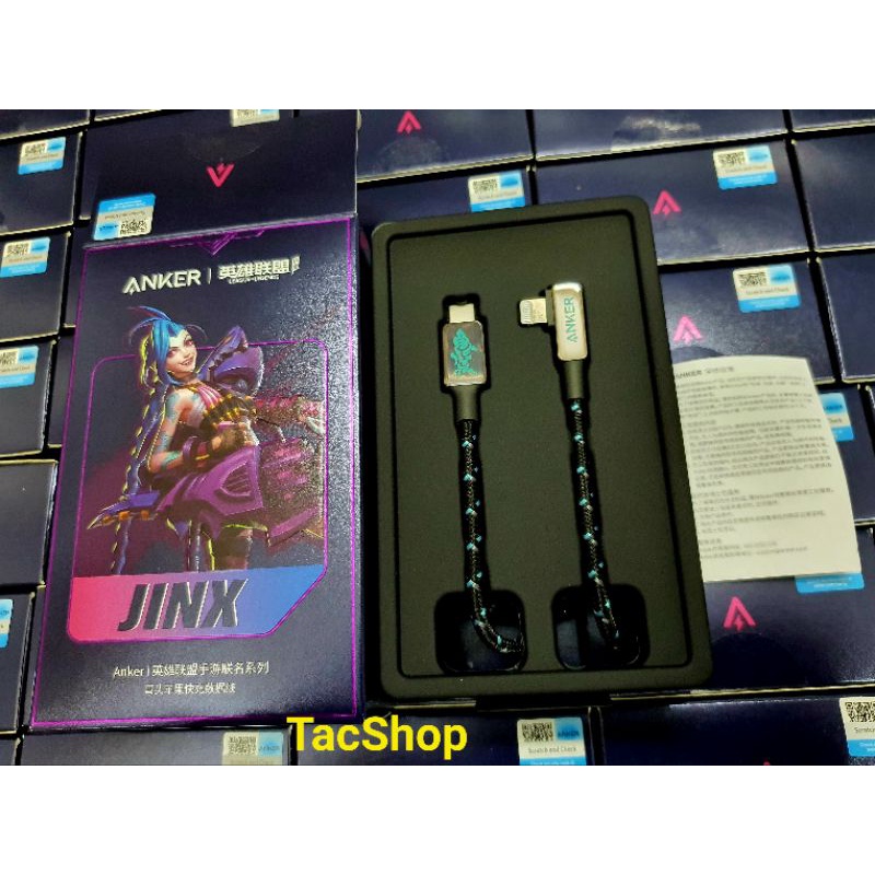 Cáp sạc nhanh PD 60W Anker A9544 Type C To L phiên bản Liên Minh Huyền Thoại