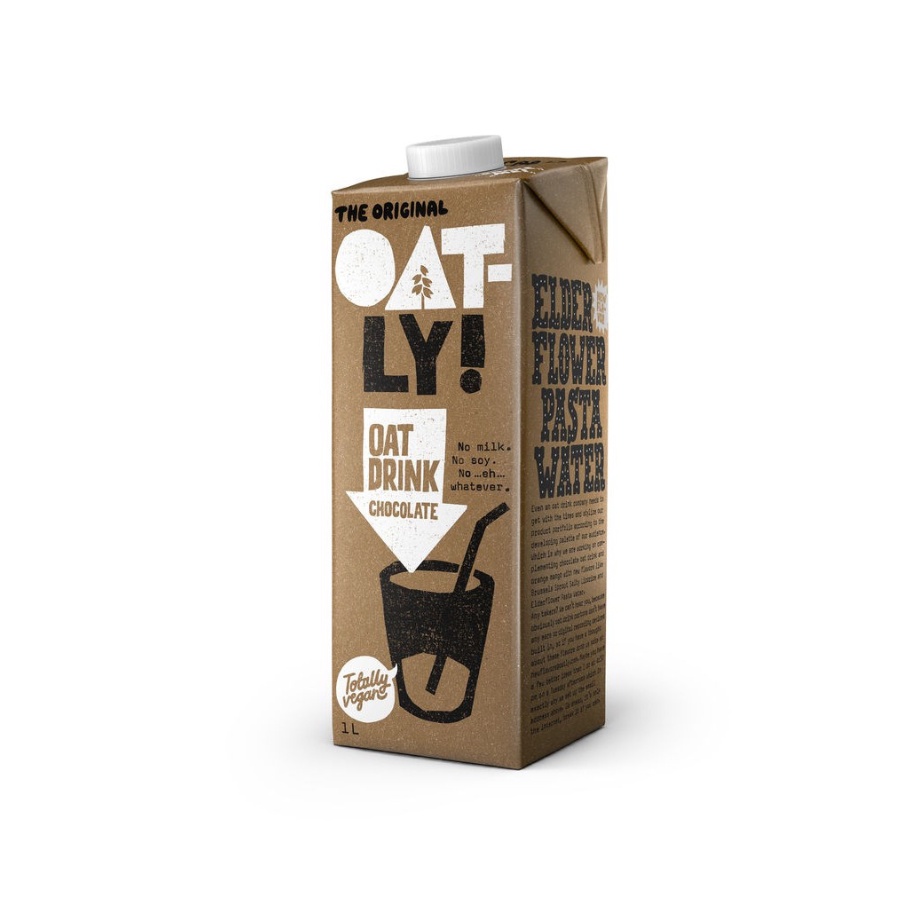 Sữa Yến Mạch Oatly Nguyên Chất Tự Nhiên Cao Cấp, Thuần Chay, Giàu Chất Xơ, Bổ Sung Canxi, Vitamin Hộp 1L